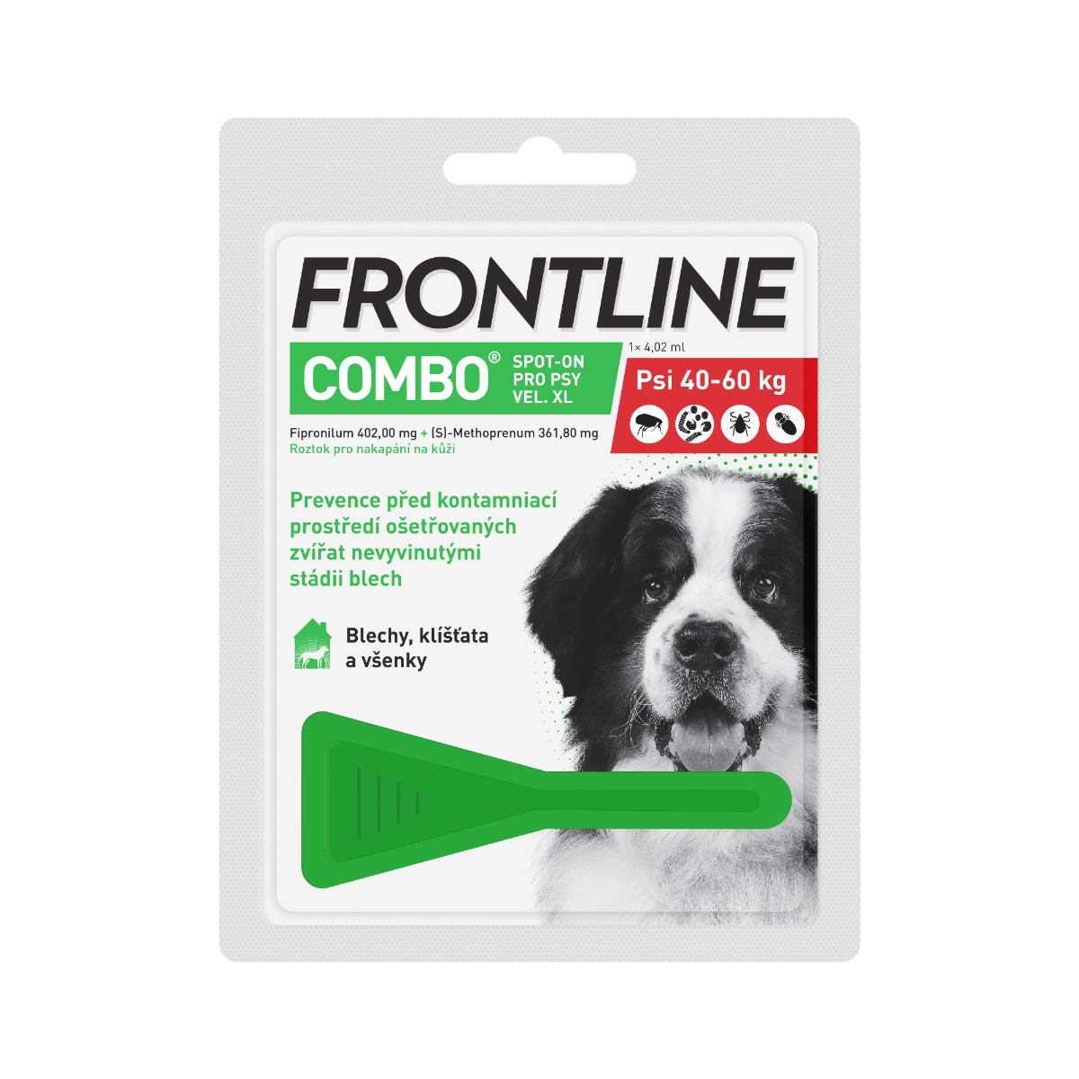 Frontline COMBO Spot on Dog XL 4.02 ml 1 pipeta Frontline