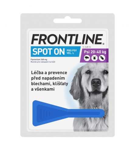 Frontline Spot On pro psy L 20-40 kg pipeta 1x2