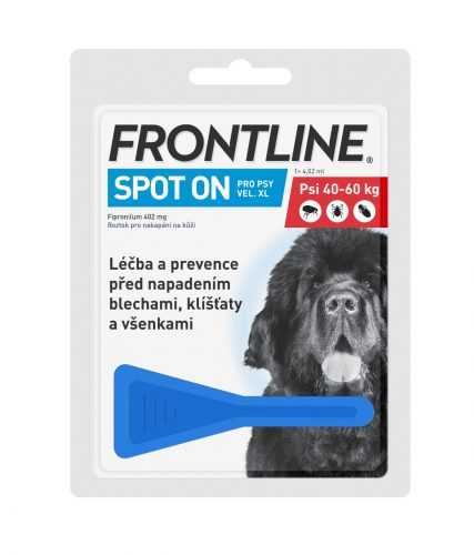 Frontline Spot On pro psy XL 40-60 kg pipeta 1x4