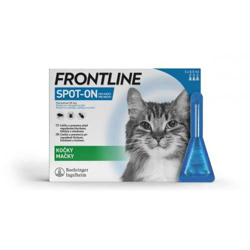 Frontline Spot on Cat 0.5 ml 3 pipety Frontline