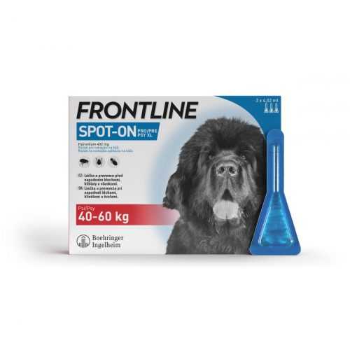 Frontline Spot on Dog XL 4.02 ml pes 40-60 kg 3 pipety Frontline