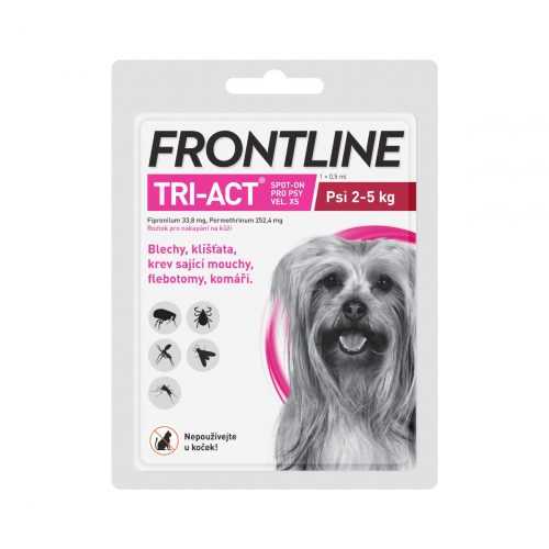Frontline TRI-ACT psi 2-5 kg spot-on 1 pipeta Frontline