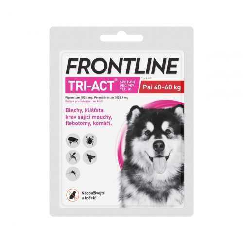 Frontline TRI-ACT psi 40-60 kg spot-on 1 pipeta Frontline