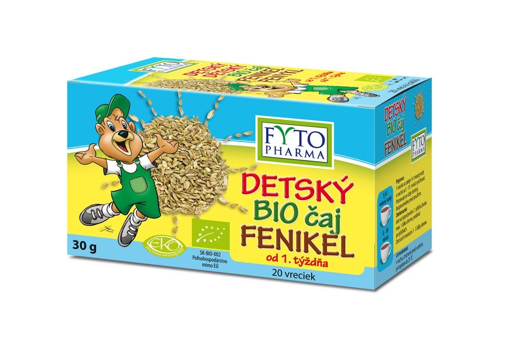 Fytopharma Dětský BIO čaj Fenykl porcovaný 20x1