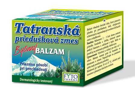 Fytopharma Tatranská průdušková směs balzám 40 g Fytopharma