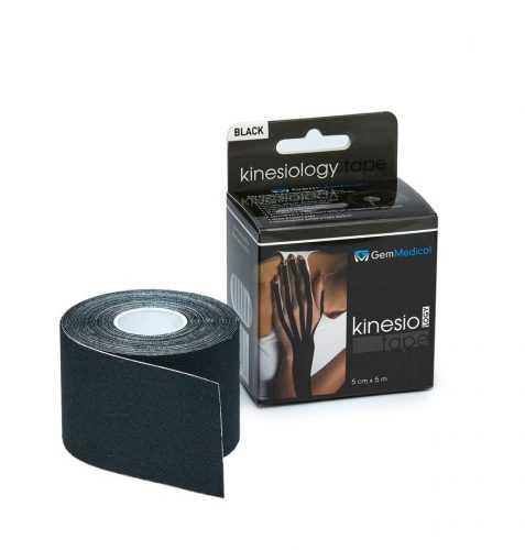 GM Kinesio tape 5 cmx5 m tejpovací páska černá GM