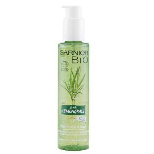 Garnier BIO Intenzivní čisticí gel s esenciálním olejem z citronové trávy a aloe vera 150 ml Garnier