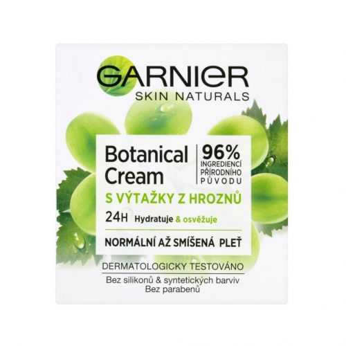 Garnier Skin Naturals Botanical Cream s výtažky z hroznů hydratační krém pro normální až smíšenou pleť 50 ml Garnier