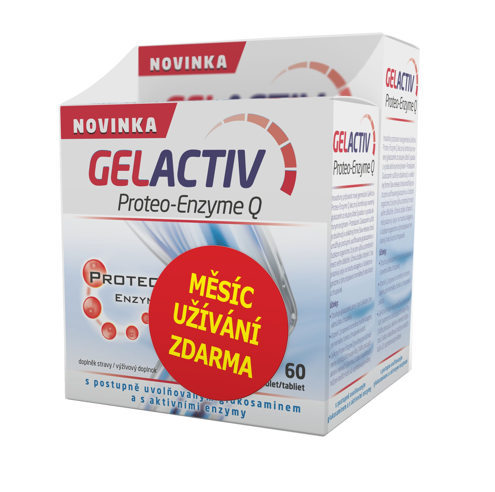 Gelactiv Proteo-Enzyme Q 120+60 tablet Gelactiv