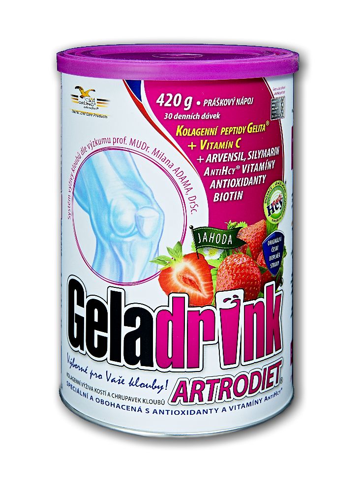 Geladrink Artrodiet jahoda nápoj 420 g Geladrink
