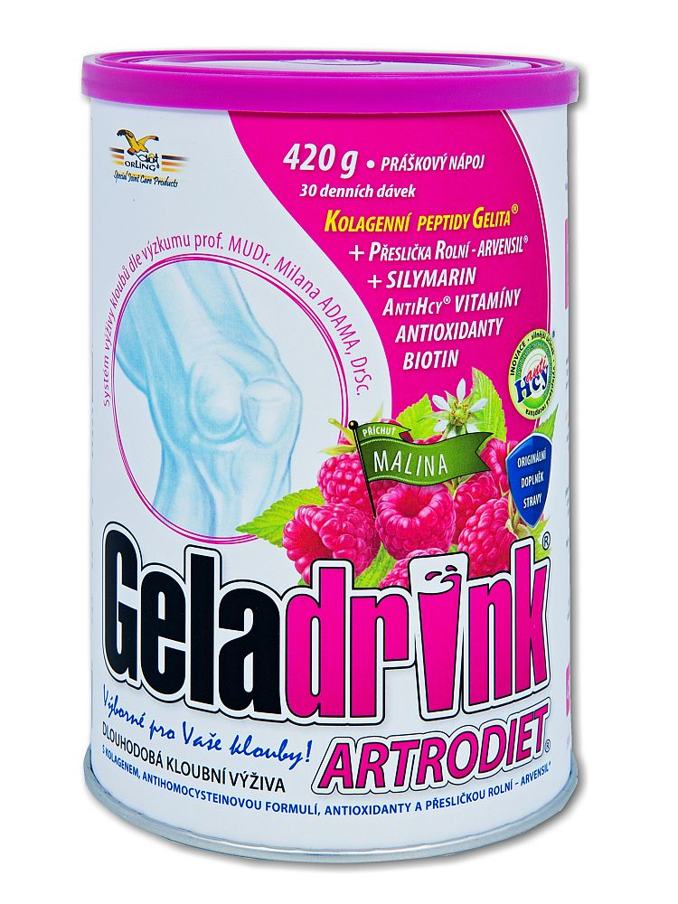 Geladrink Artrodiet malina nápoj 420 g Geladrink