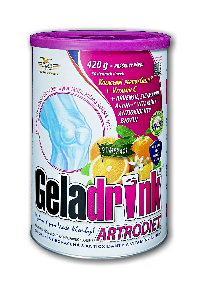 Geladrink Artrodiet pomeranč nápoj 420 g Geladrink