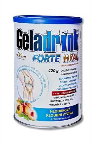 Geladrink FORTE HYAL broskev práškový nápoj 420 g Geladrink