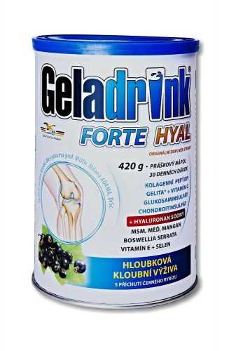Geladrink FORTE HYAL černý rybíz práškový nápoj 420 g Geladrink
