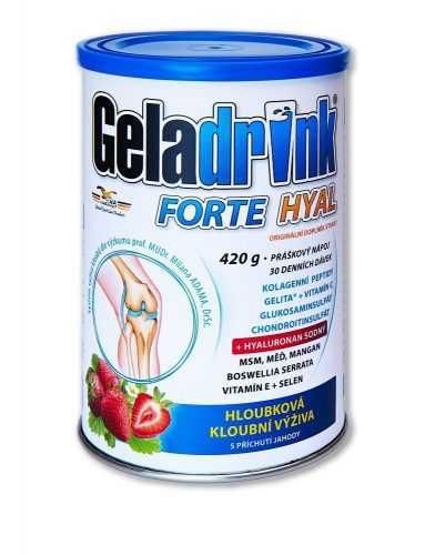Geladrink FORTE HYAL jahoda práškový nápoj 420 g Geladrink