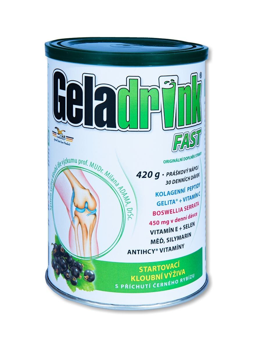 Geladrink Fast černý rybíz nápoj 420 g Geladrink