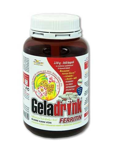 Geladrink Ferritin 360 kapslí Geladrink