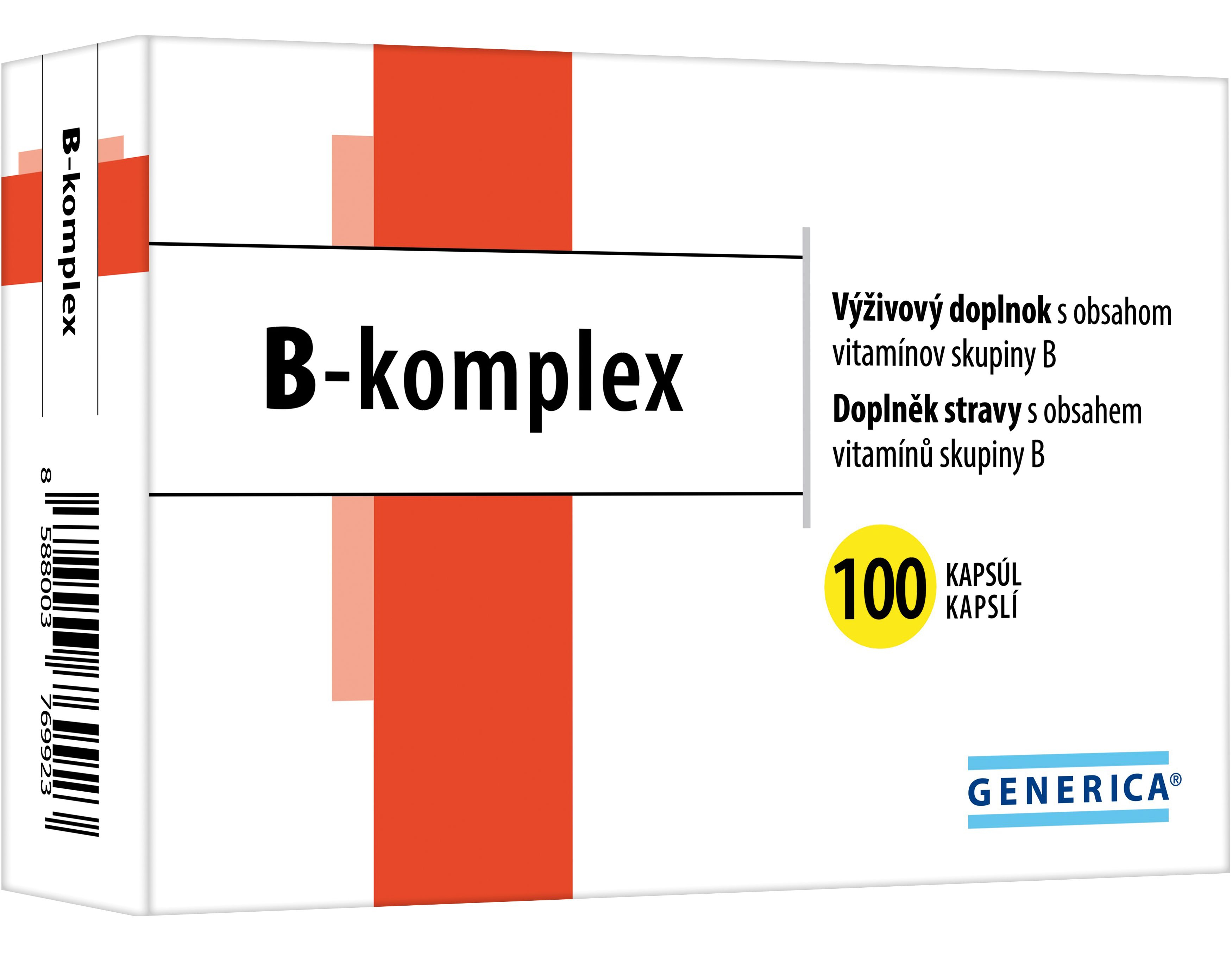 Generica B-komplex 100 kapslí Generica