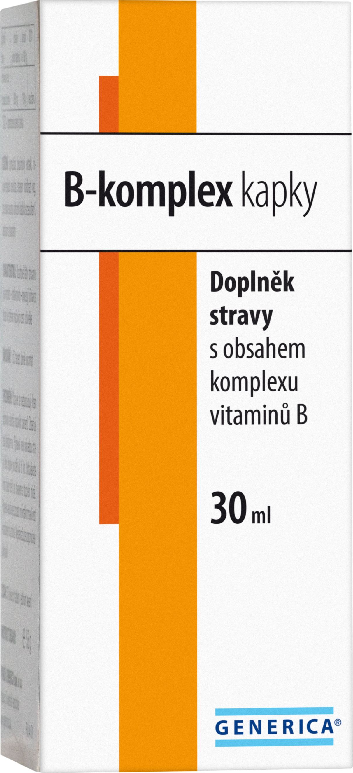 Generica B-komplex kapky 30 ml Generica