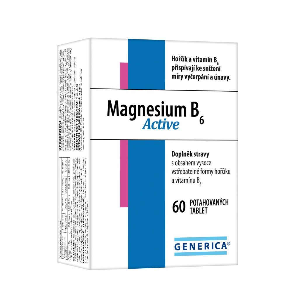 Generica Magnesium B6 Active 60 tablet Generica