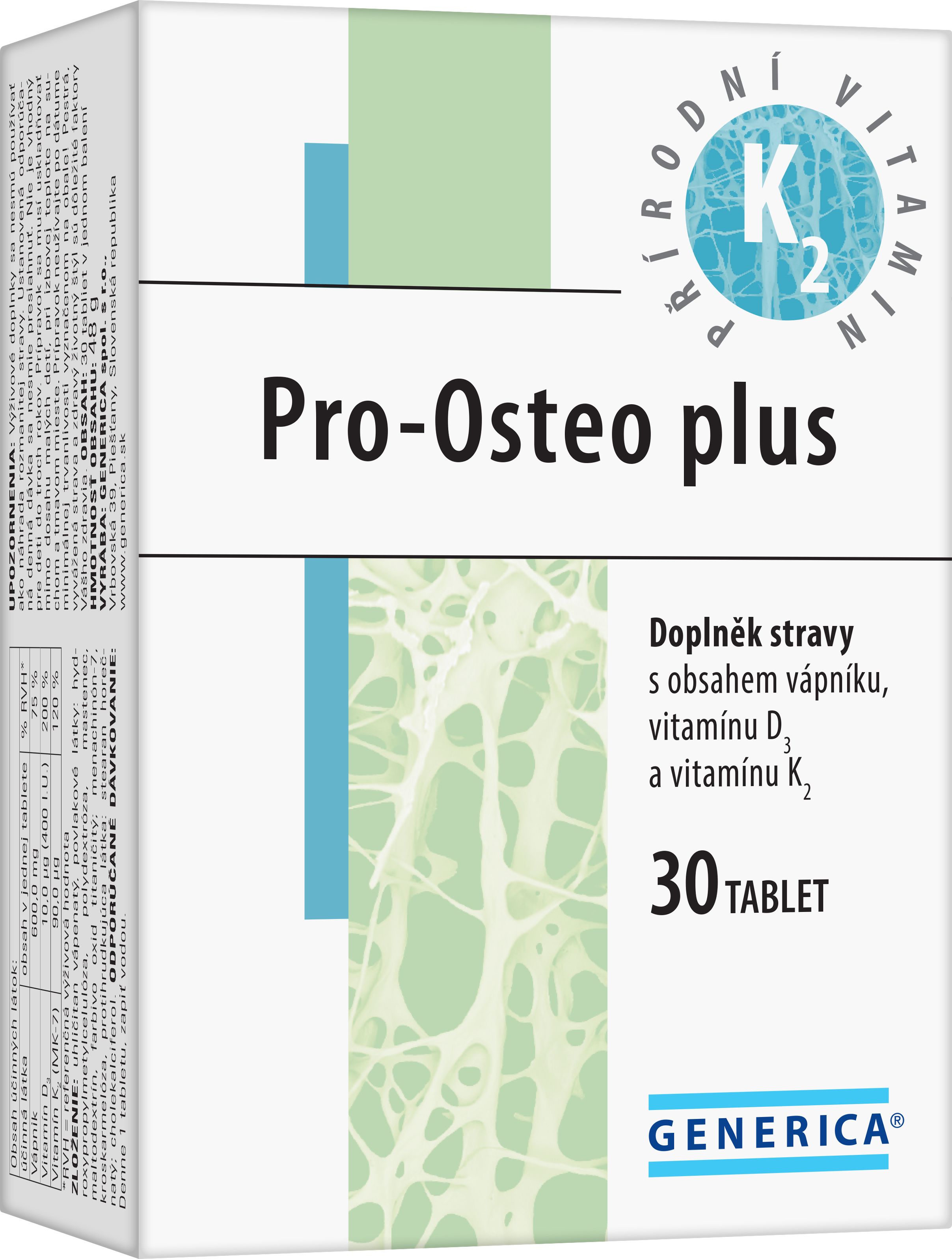 Generica Pro-Osteo plus 30 tablet Generica