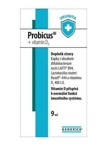 Generica Probicus® + vitamin D3 9 ml Generica