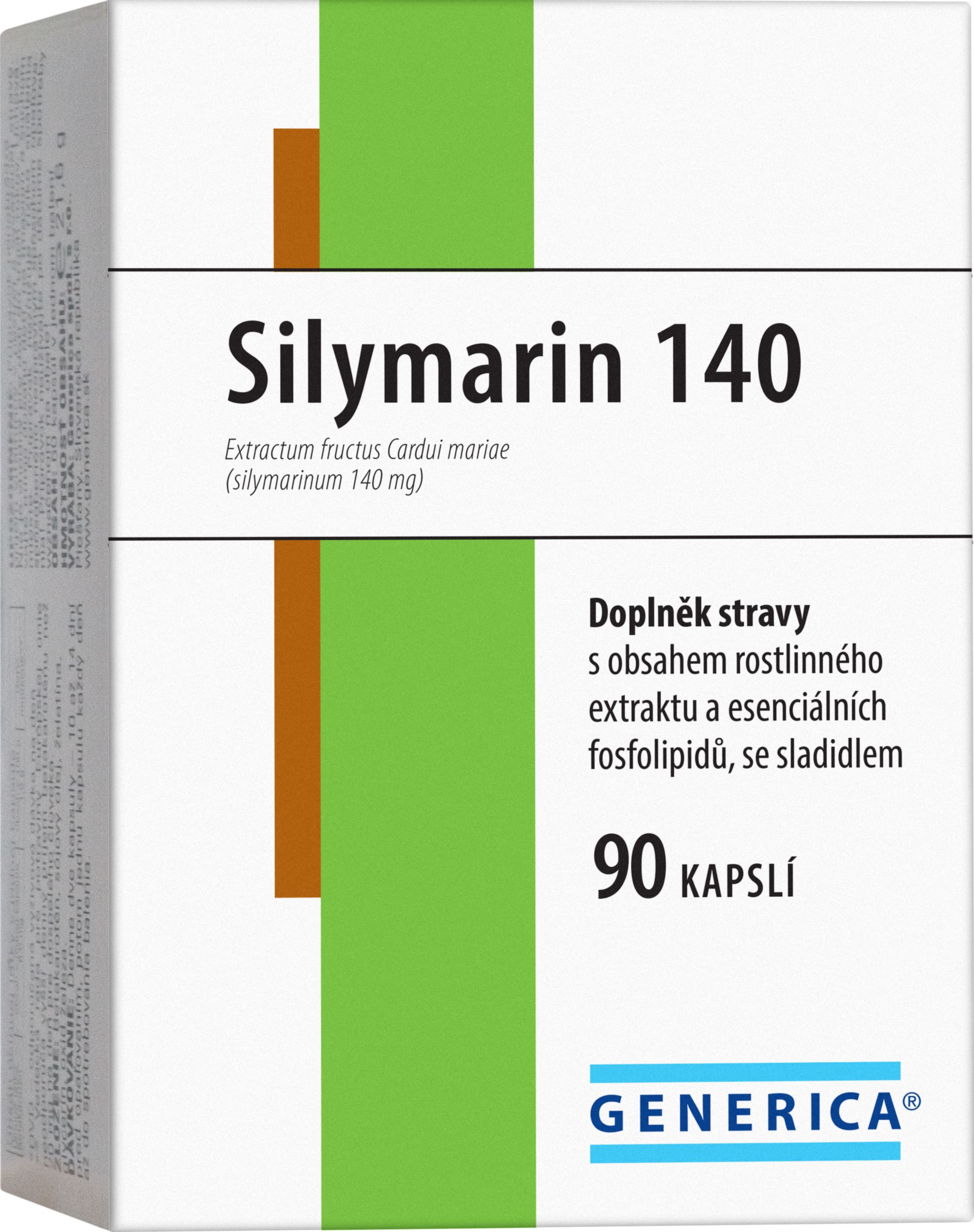 Generica Silymarin 140 90 kapslí Generica