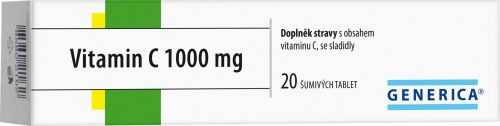 Generica Vitamin C 1000 mg 20 šumivých tablet Generica