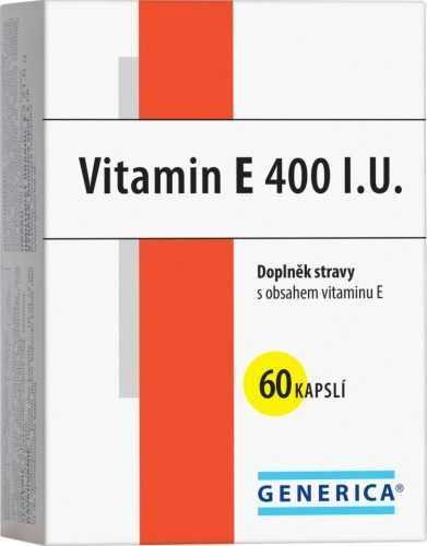Generica Vitamin E 400 I.U. 60 kapslí Generica