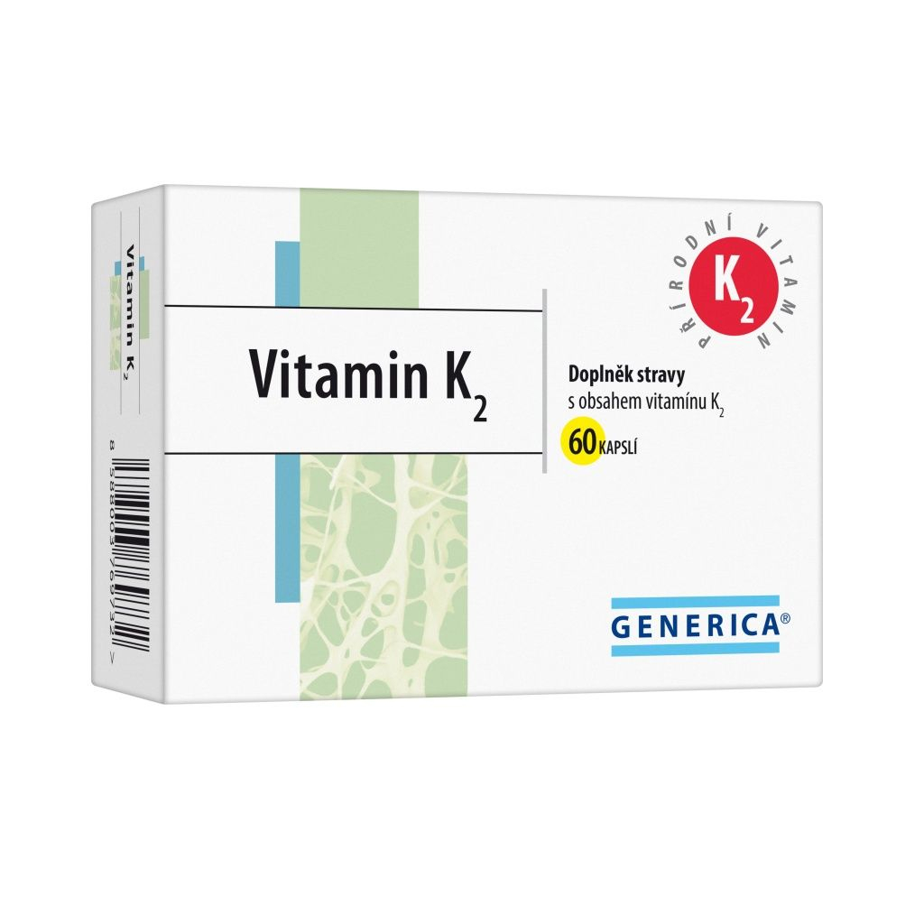 Generica Vitamin K2 60 kapslí Generica