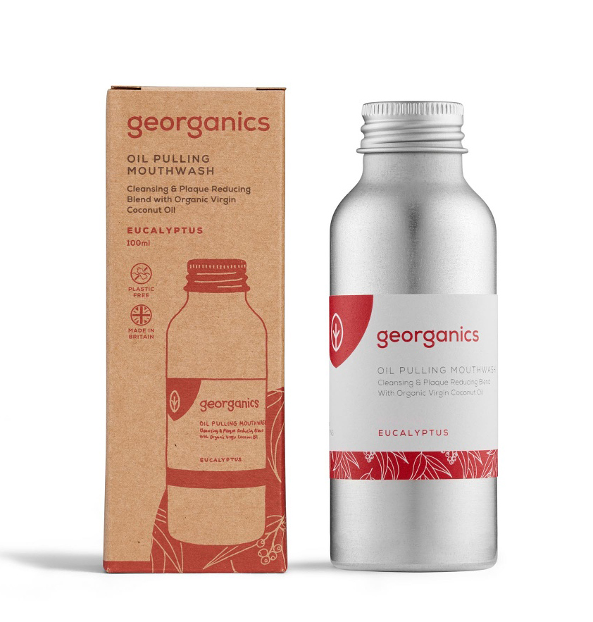 Georganics Eukalyptus ústní voda na olejové bázi 100 ml Georganics