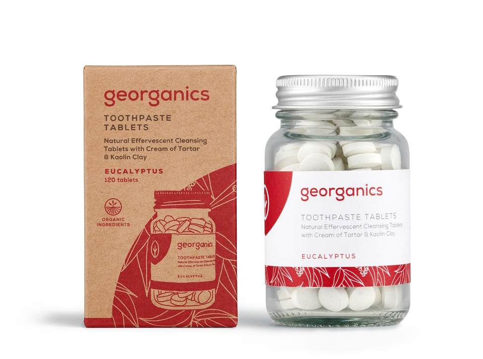 Georganics Eukalyptus zubní pasta 120 tablet Georganics