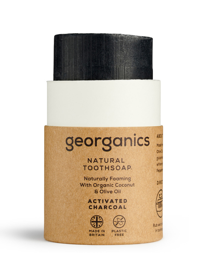 Georganics Mýdlo na zuby Aktivní uhlí 60 ml Georganics