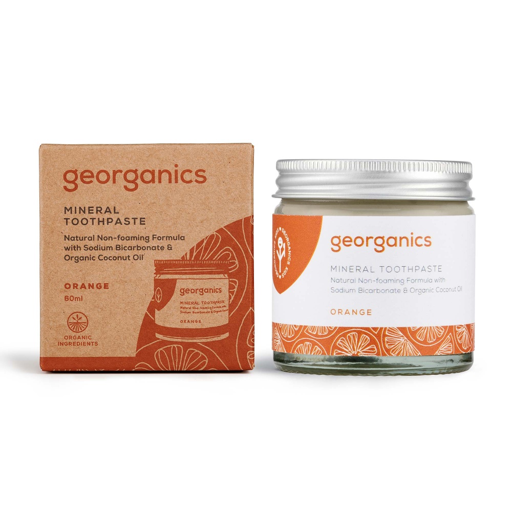 Georganics Pomeranč minerální zubní pasta 60 ml Georganics