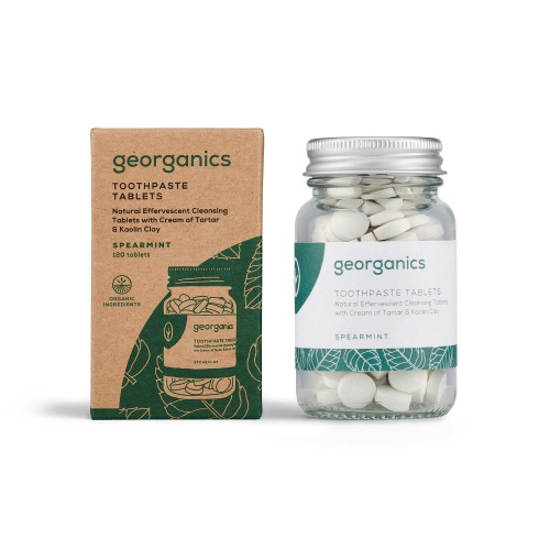 Georganics Spearmint zubní pasta 120 tablet Georganics