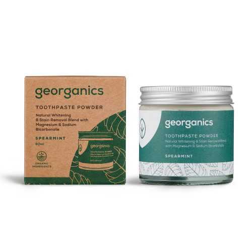 Georganics Spearmint zubní prášek 60 ml Georganics