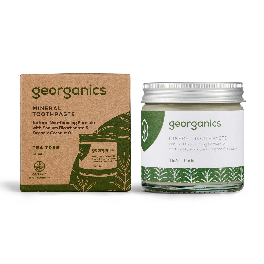 Georganics Tea Tree minerální zubní pasta 60 ml Georganics