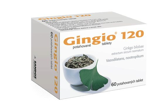 Gingio 120 mg 60 potahovaných tablet Gingio