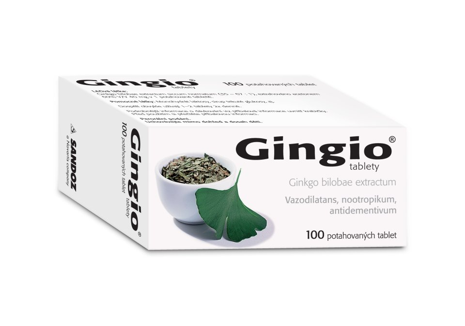 Gingio 40 mg 100 potahovaných tablet Gingio