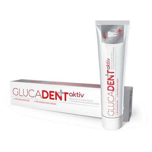 Glucadent + aktiv zubní pasta 95 g Glucadent