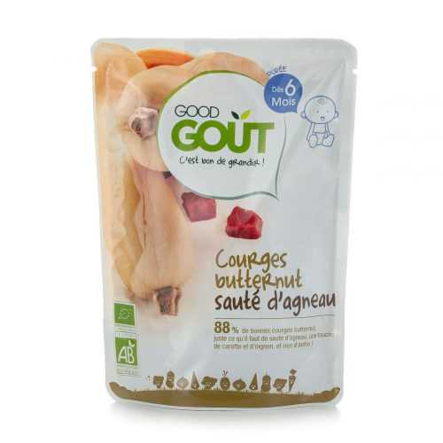 Good Gout BIO Máslová dýně s jehněčím masem 6m+ 190 g Good Gout