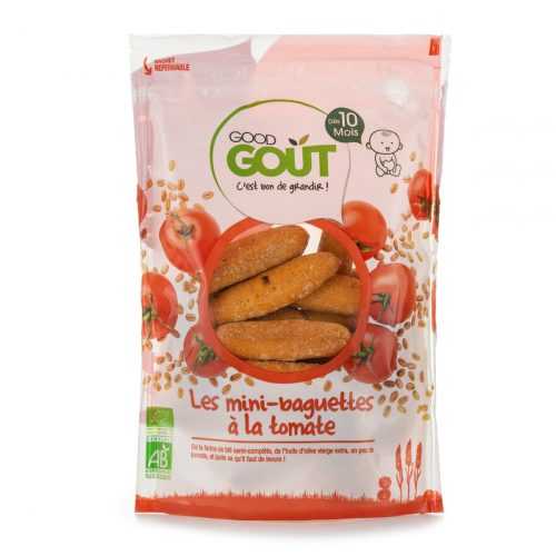 Good Gout BIO Mini bagetky s rajčátky 10m+ 70 g Good Gout