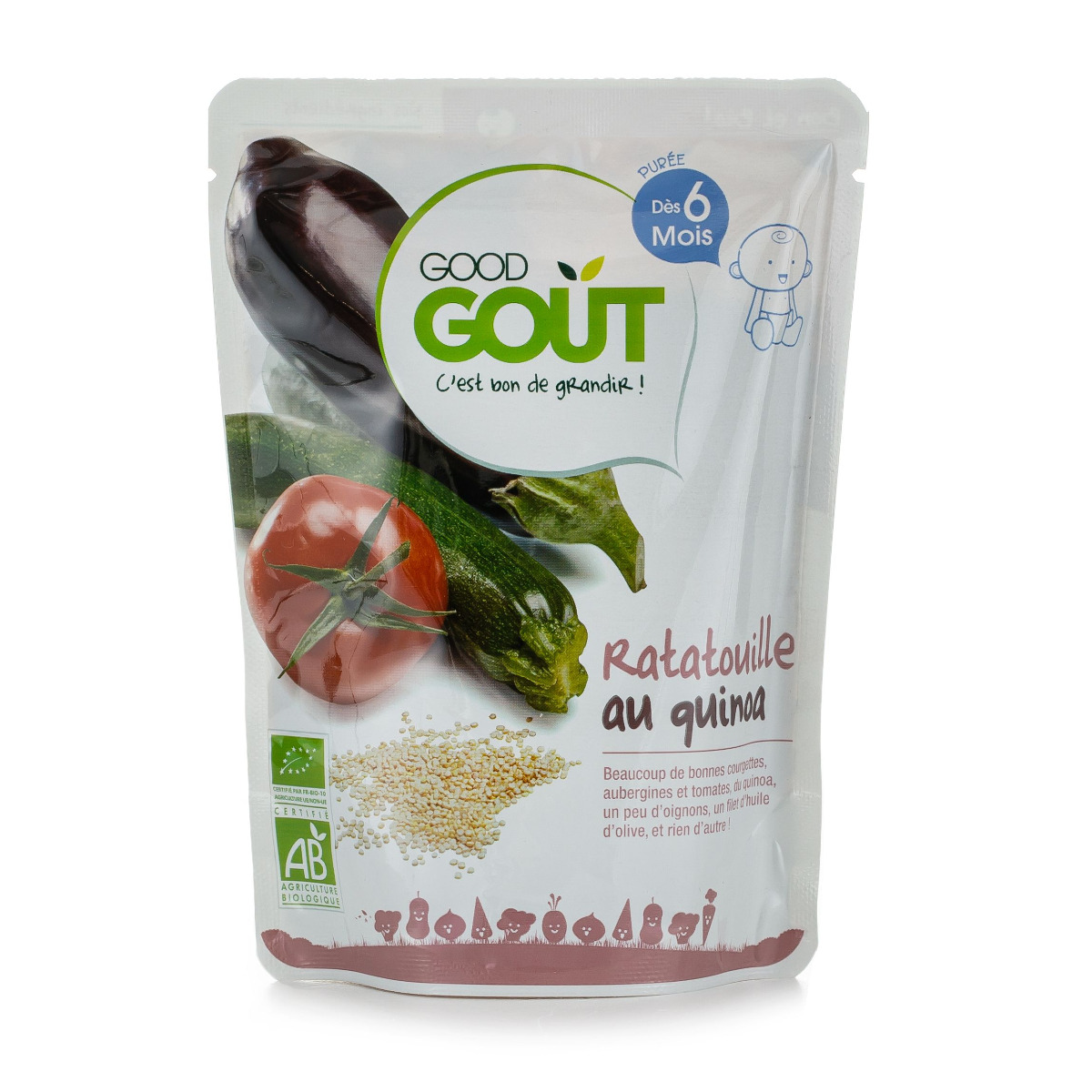 Good Gout BIO Ratatouille s quinou 6m+ 190 g Good Gout