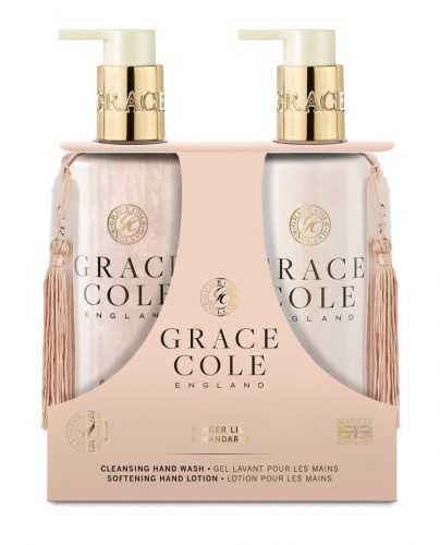 Grace Cole Ginger Lily & Mandarin tekuté mýdlo + jemné mléko na ruce 2x300 ml Grace Cole