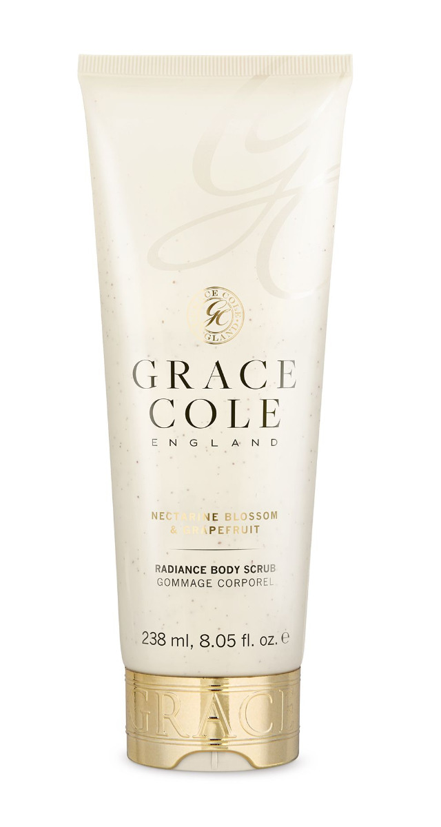 Grace Cole Nectarine Blossom & Grapefruit pečující tělový peeling 238 ml Grace Cole