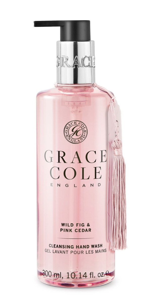 Grace Cole Wild Fig & Pink Cedar tekuté mýdlo na ruce 300 ml Grace Cole