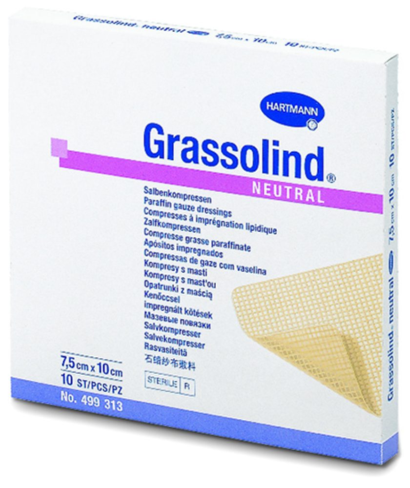 Grassolind Neutral Kompres sterilní 7