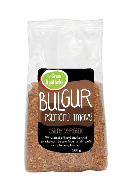 Green Apotheke Bulgur pšeničný tmavý 500 g Green Apotheke