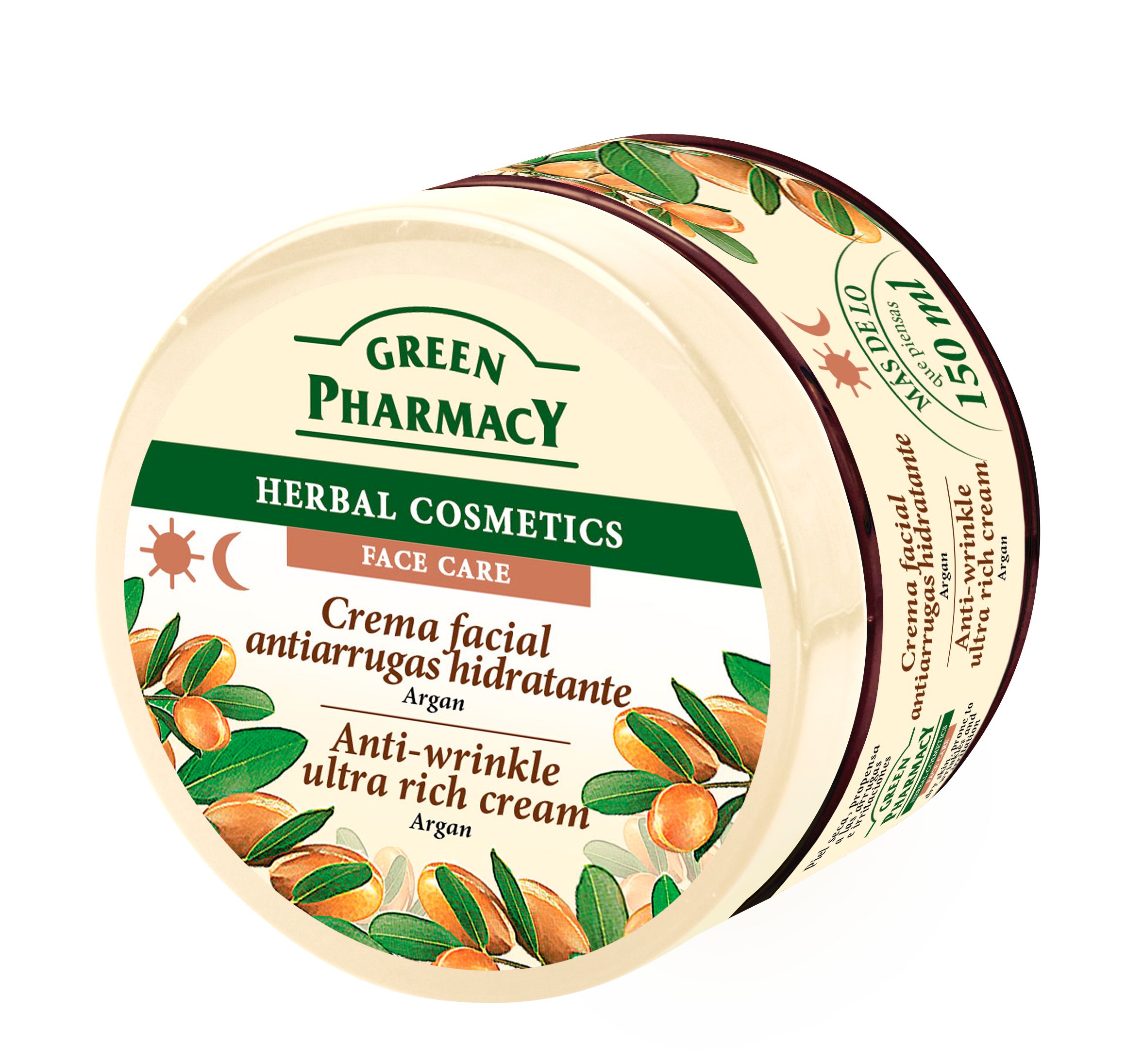 Green Pharmacy Argan výživný krém proti vráskám 150 ml Green Pharmacy