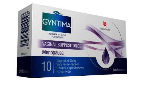Gyntima Menopausa vaginální čípky 10 ks Gyntima